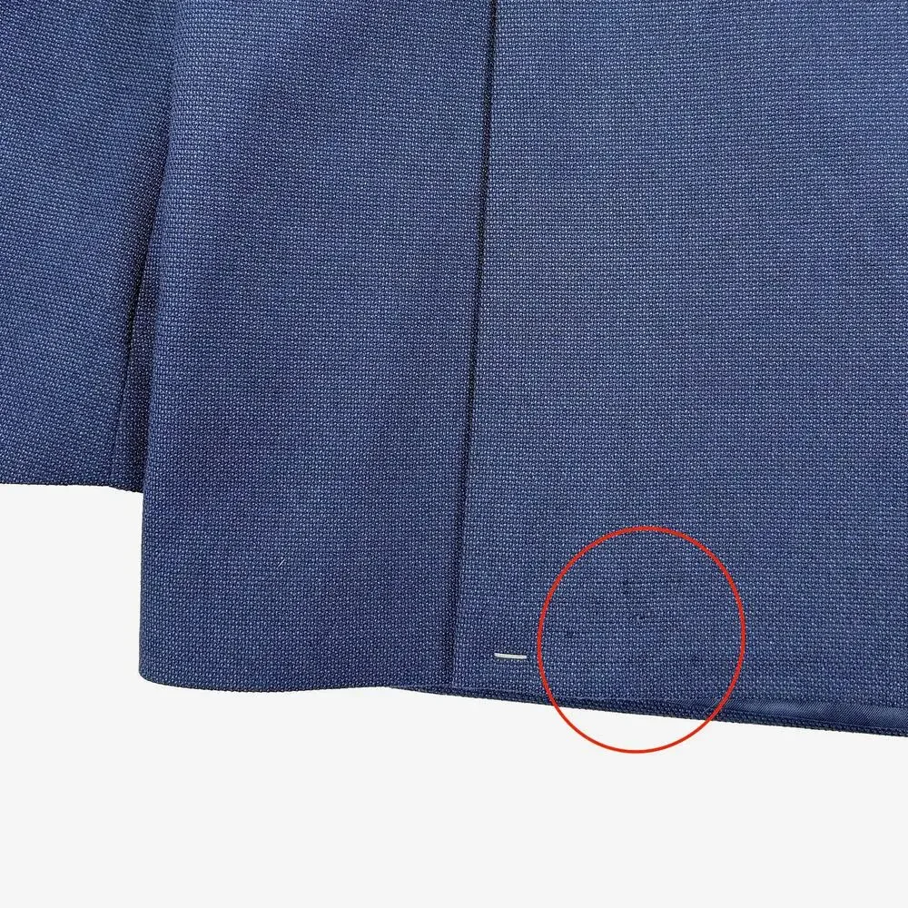 J.M. Haggar Slim Fit Blazer Men 42S Blue Stretch Sport Coat Business Casual